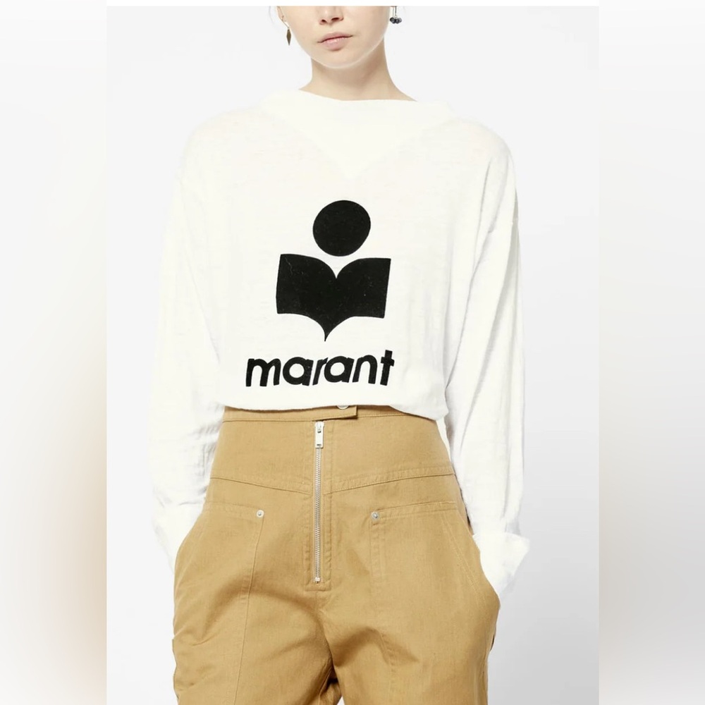 Isabel Marant Etoile Kilsen Tee-Shirt in White NWT Size XS